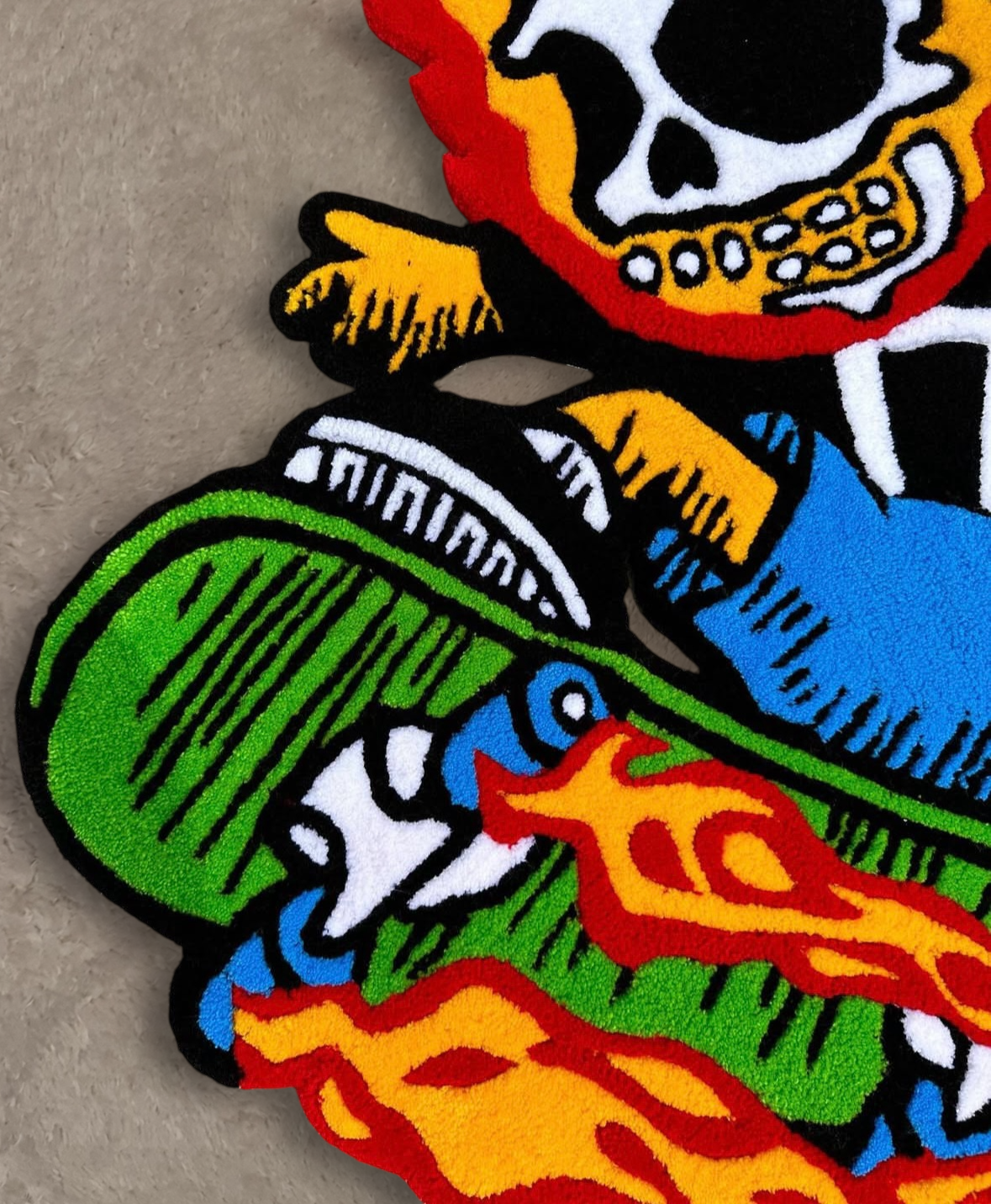 Bart Skull Skate Rug