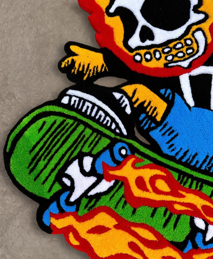 Bart Skull Skate Rug