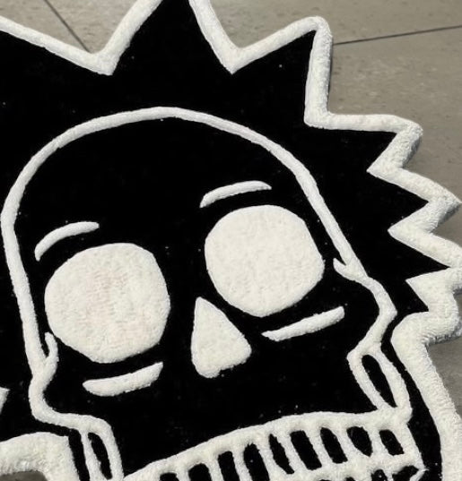Tapis tufté Rick Skull