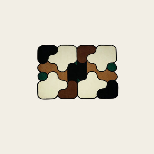 rug disco retro 70 tufting tufted